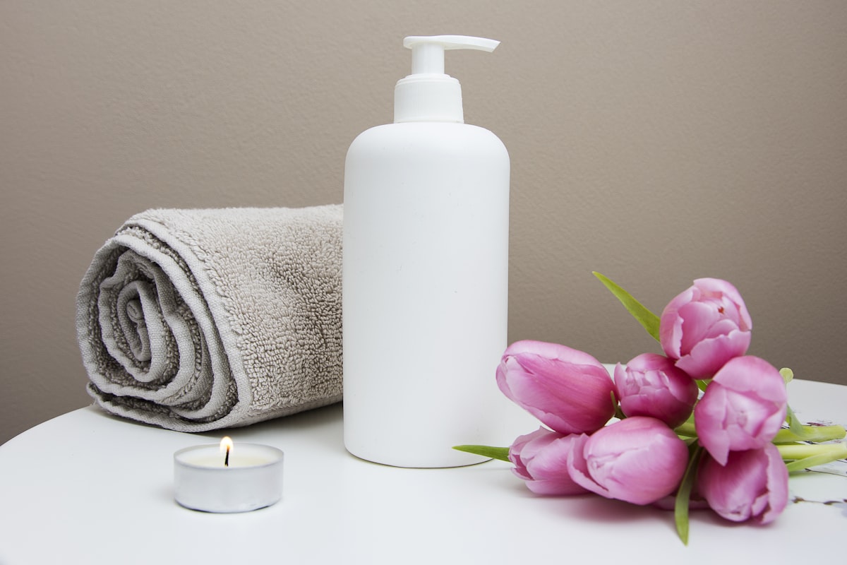 Calm spa treatment room